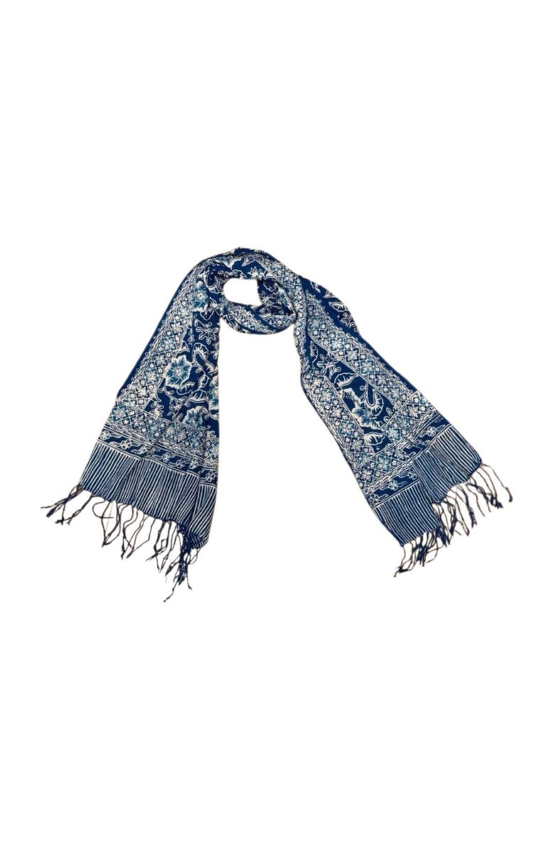 Kasih Co-op Handmade Batik Scarf, Main, color, 
