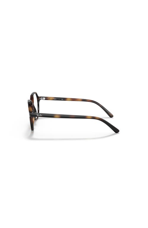 Ray Ban Ray-ban 47mm Square Optical Glasses In Neutral