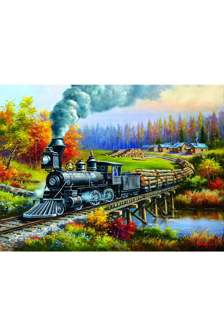 Logging Camp Run 1000 piece Jigsaw Puzzle for Adults, Alternate, color, Multicolor