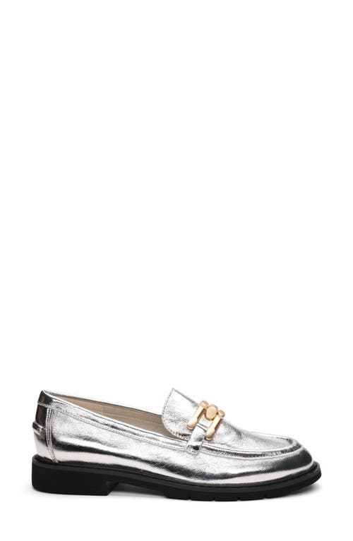 Sanctuary Whitney Bit Loafer In Silver