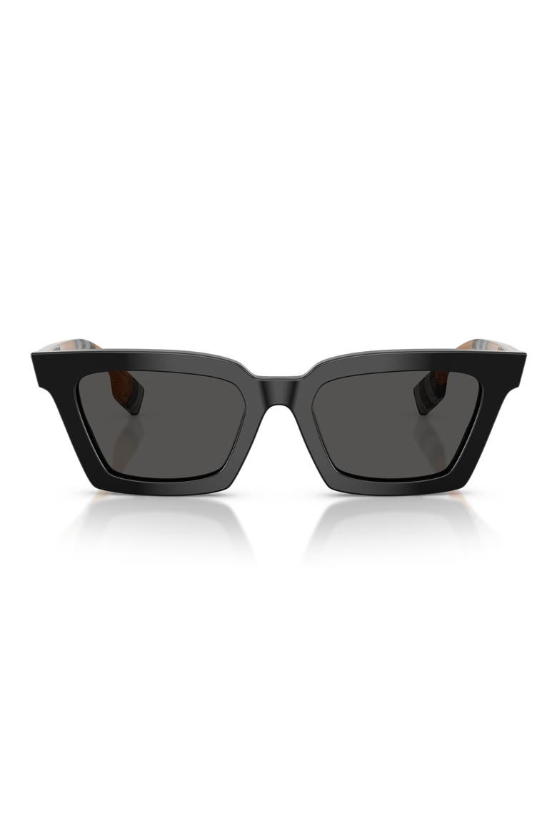 Briar 52mm Cat Eye Sunglasses, Main, color, BLACK / DARK GREY
