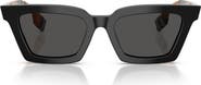 Burberry Briar 52mm Cat Eye Sunglasses