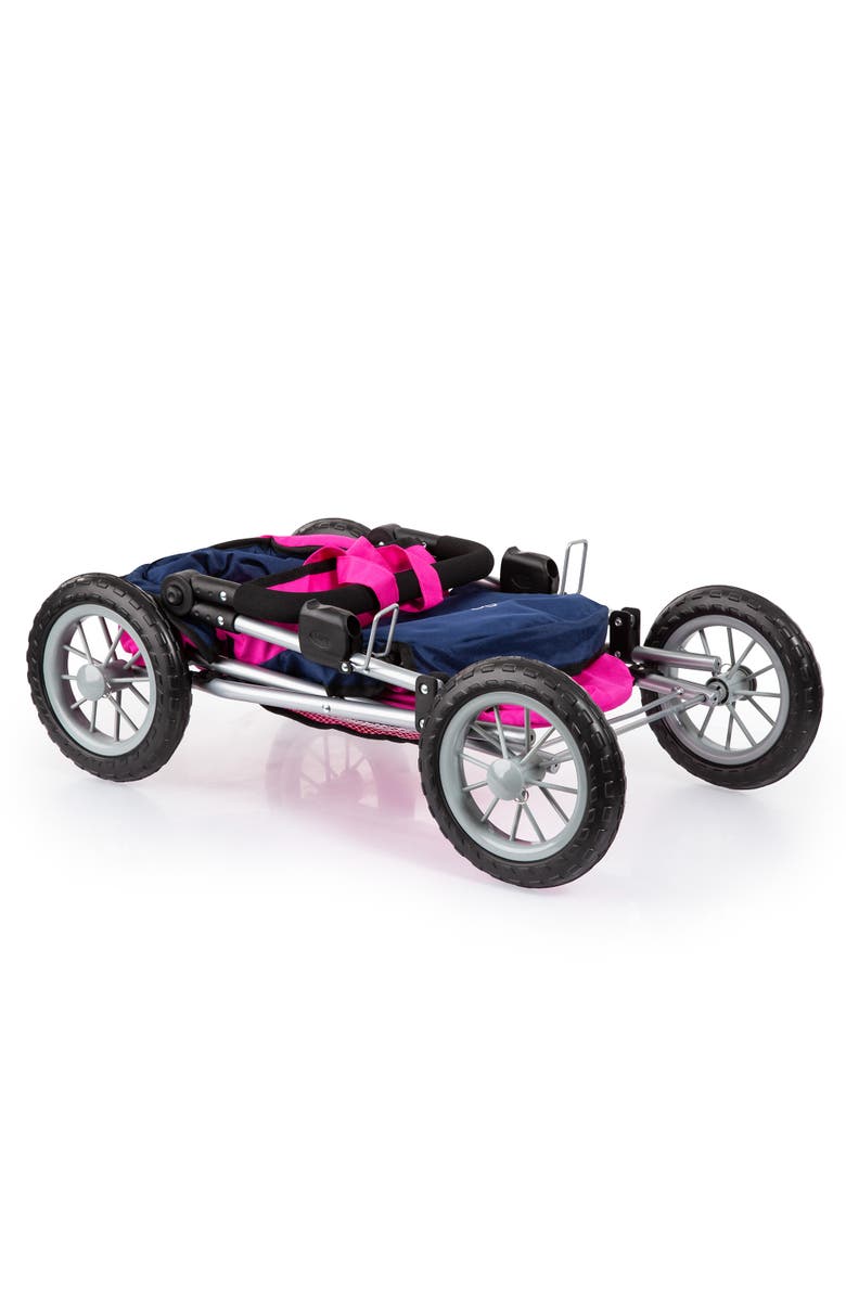 Bayer Design Trendy Pram Blue, Hot Pink, Butterfly, Alternate, color, Multicolored