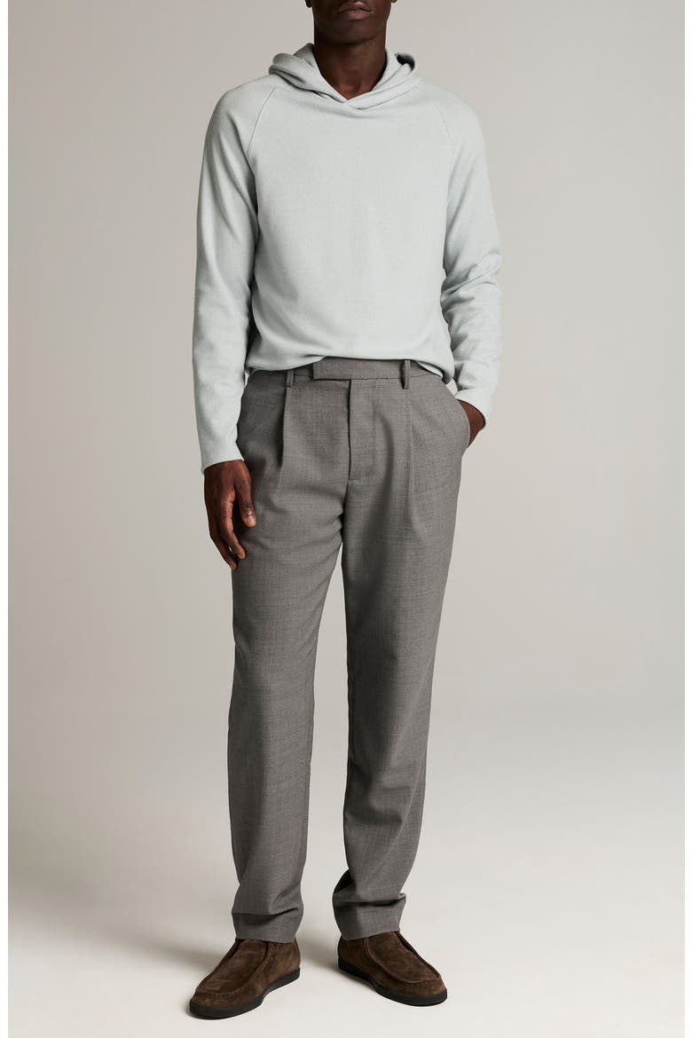 Broken Twill Hoodie, Alternate, color, HIGH RISE BLUE/OFF W