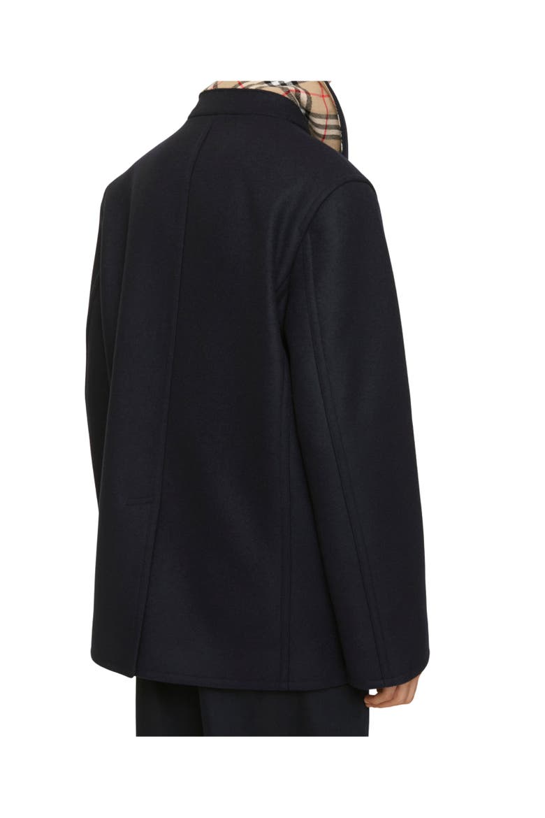 Wool Pea Coat, Alternate, color, Navy