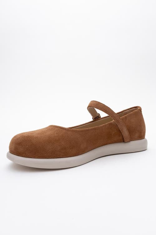 Forever & Always Shoes Anisa Leather Strap Flat