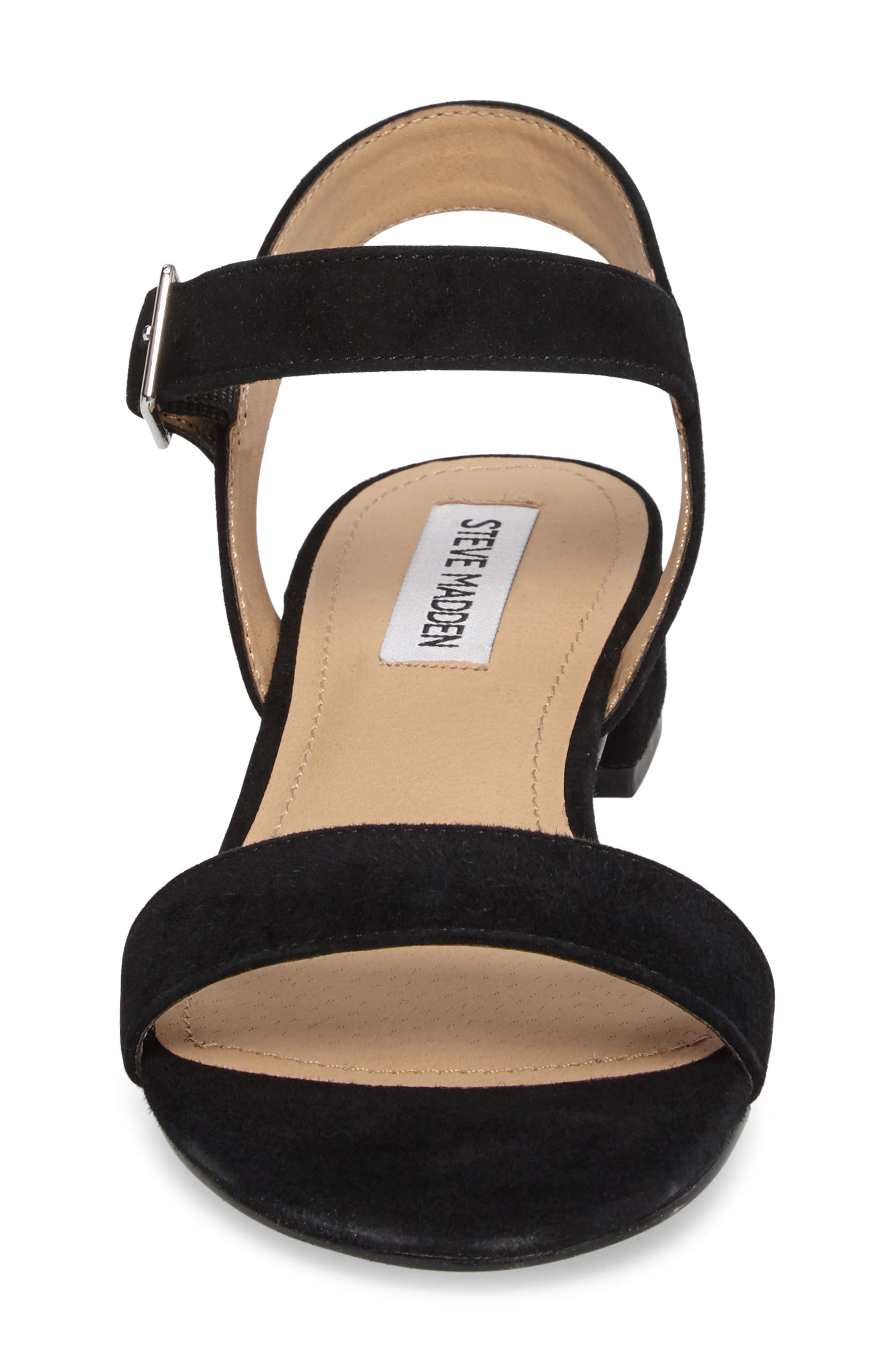 Cache Sandal, Alternate, color, BLACK SUEDE