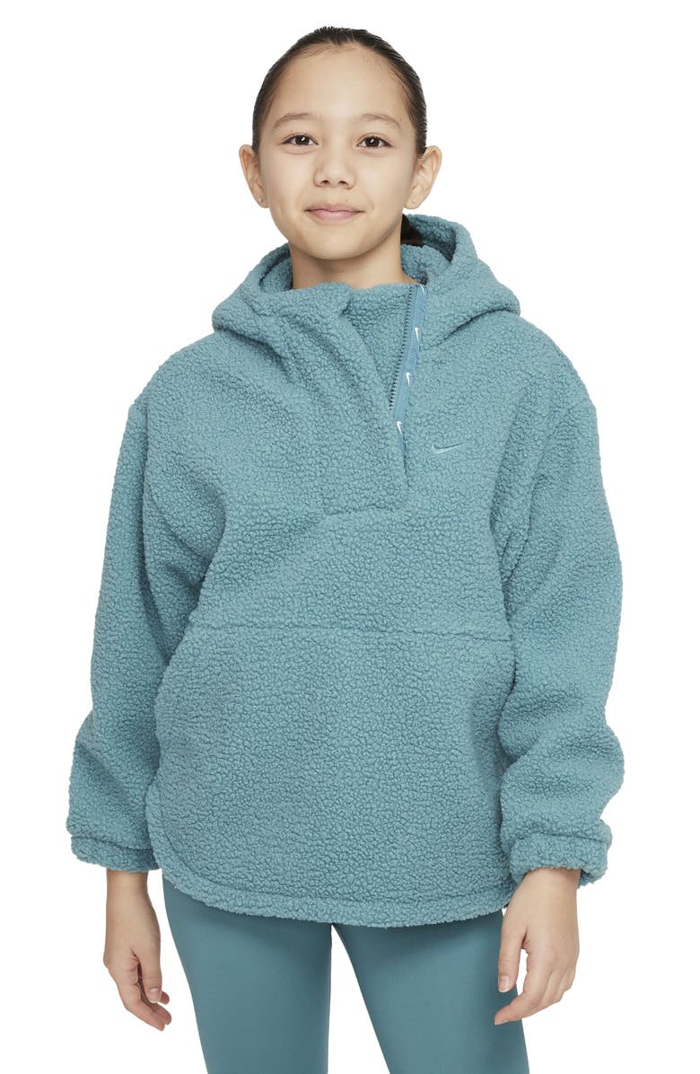 Nike Kids' Therma-FIT High Pile Fleece Hoodie, Main, color,
