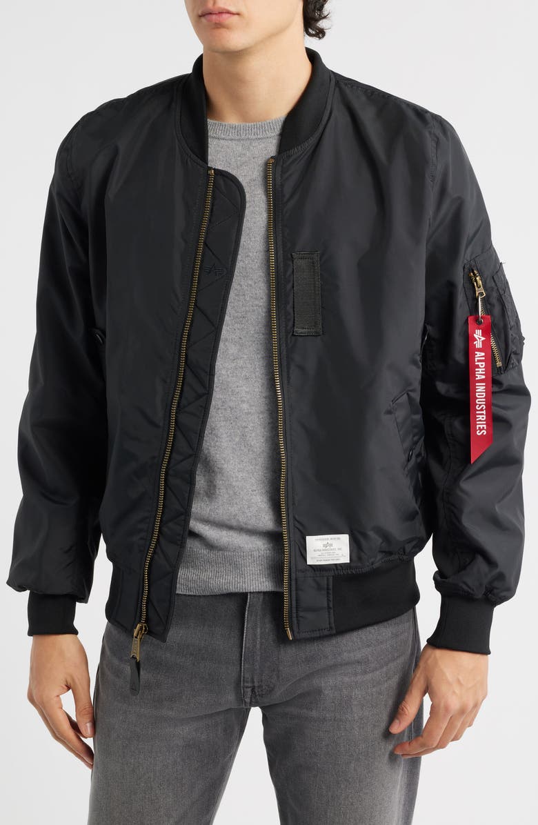 Alpha Industries L-2B Skymaster Gen II Water Resistant Bomber Jacket, Main, color, 
