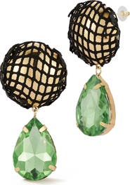 CHLOE AND MADISON Fishnet Drop Earrings