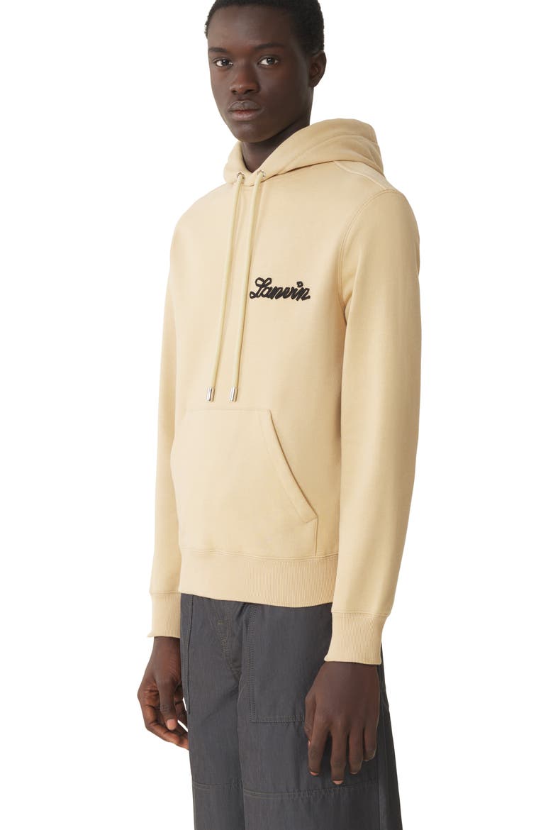 White Lanvin Ribbon Hoodie, Alternate, color, White