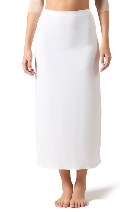 Bonded Maxi Slip Skirt