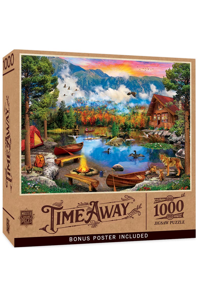 Sunset Canoe 1000 Piece Jigsaw Puzzle, Main, color, Multicolor