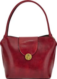 Versace Medium Vivian Leather Shoulder Bag