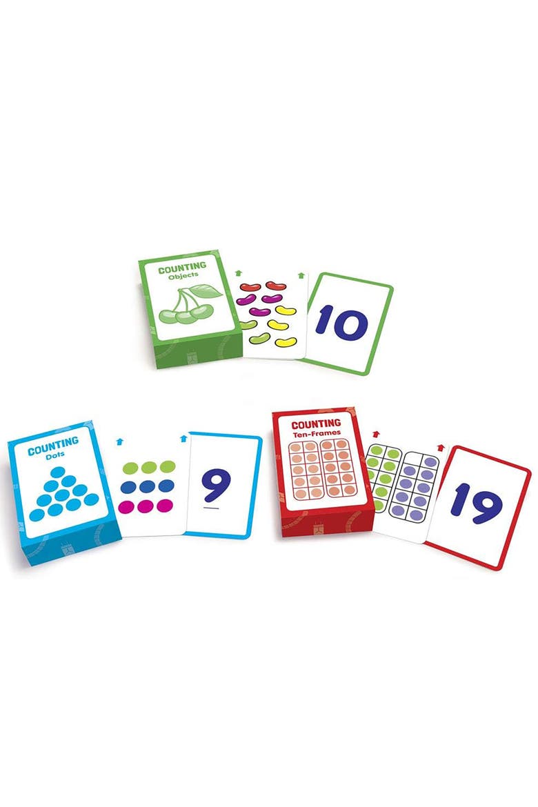 Counting Flashcards, Alternate, color, Multicolored