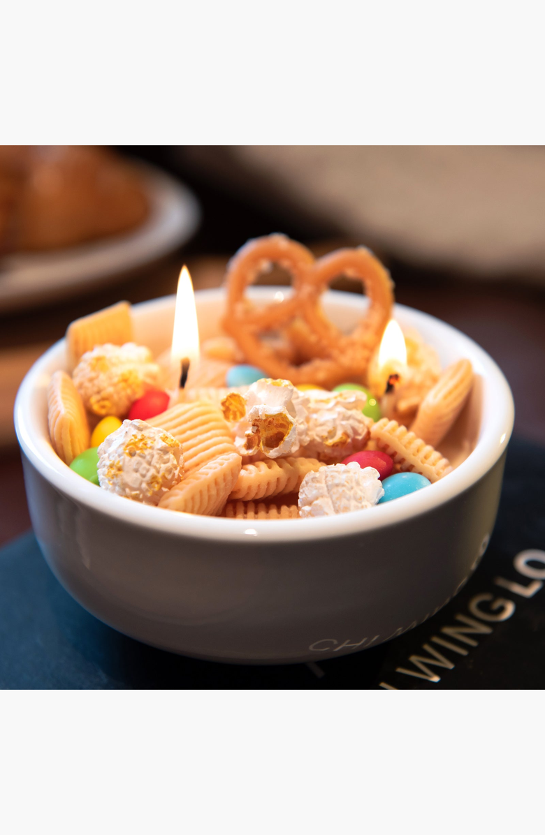 Southlake gifts Trail Mix Cereal Bowl Decorative Candle, Alternate, color, Light Beige / Multi