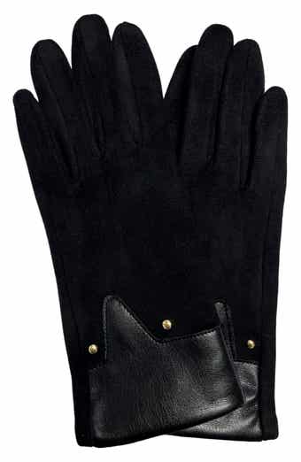 MARCUS ADLER Studded Faux Suede Gloves