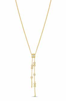 Monaco Diamond Lariat Necklace