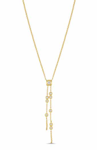 Monaco Diamond Lariat Necklace