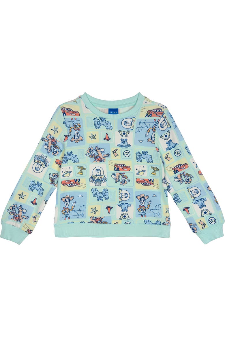 Pixar 2-Piece Sweatshirt and Joggers Set, Alternate, color, Pastel Blue Pixar
