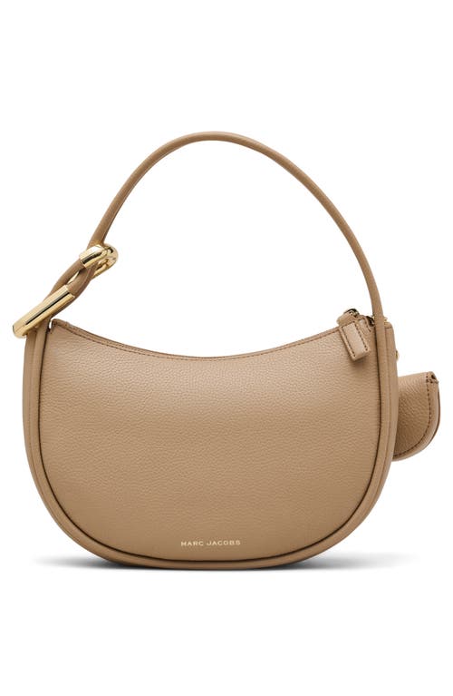 Marc Jacobs The Crescent Leather Shoulder Bag In Camel