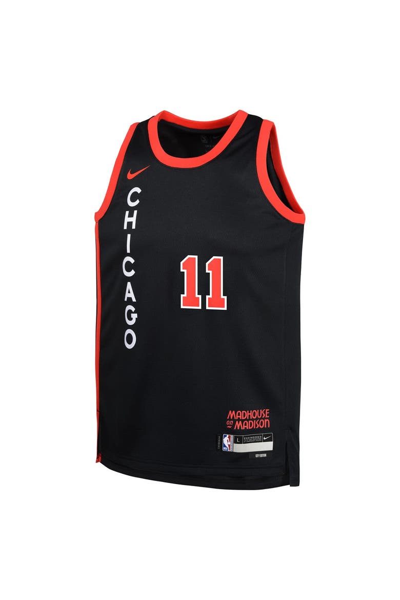 Youth Nike DeMar DeRozan Black Chicago Bulls  Swingman Replica Jersey - City Edition, Alternate, color, Black