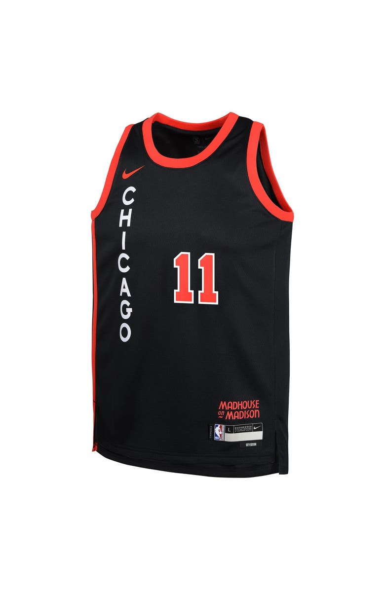 Nike Youth Nike DeMar DeRozan Black Chicago Bulls  Swingman Replica Jersey - City Edition, Alternate, color, 