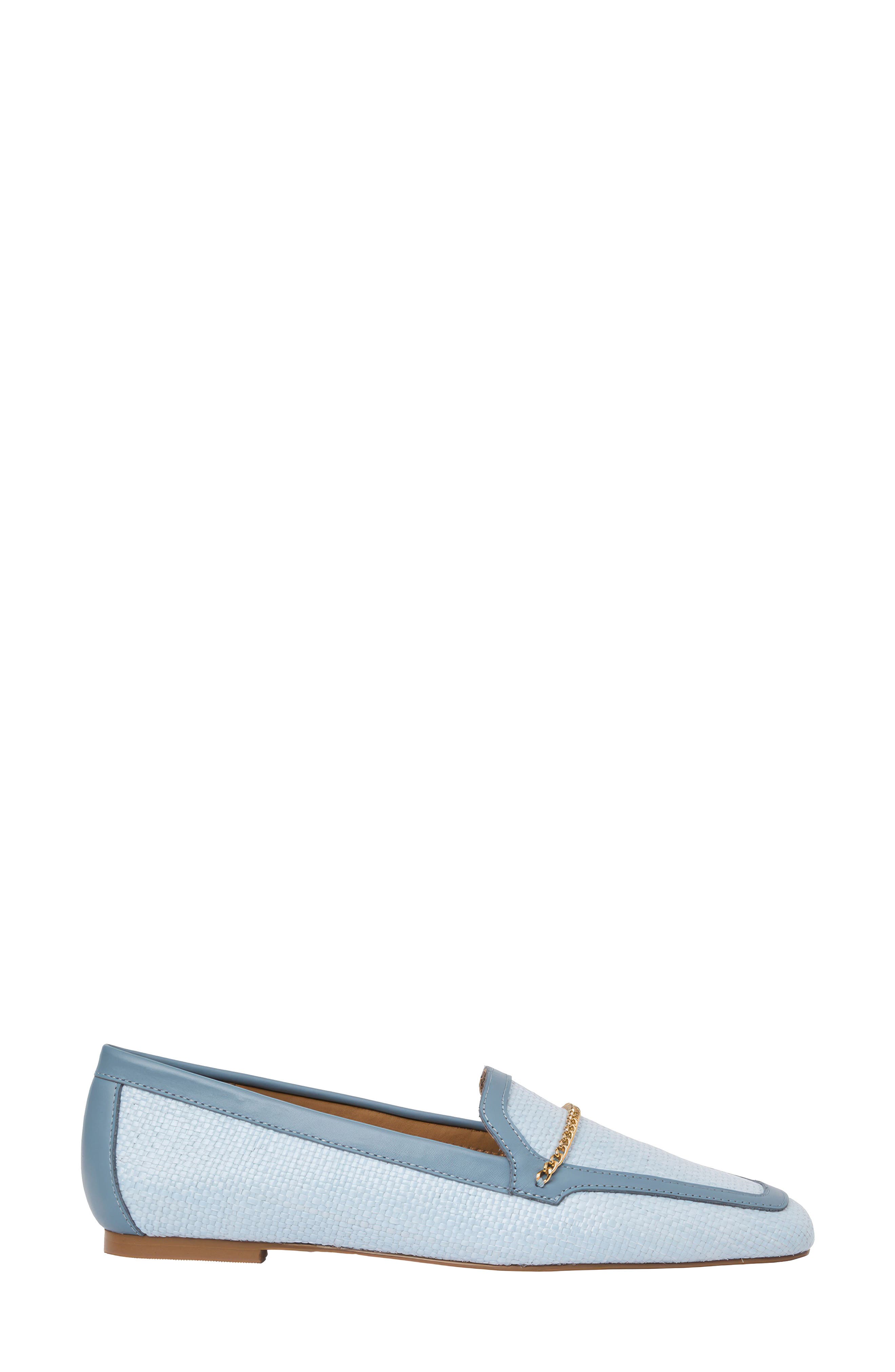 Ariane Loafer, Alternate, color, SKY BLUE RAFFIA