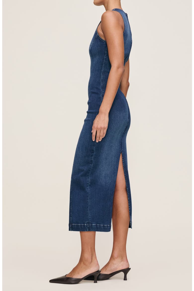Esme Denim Midi Sheath Dress, Alternate, color, SEA FRONT
