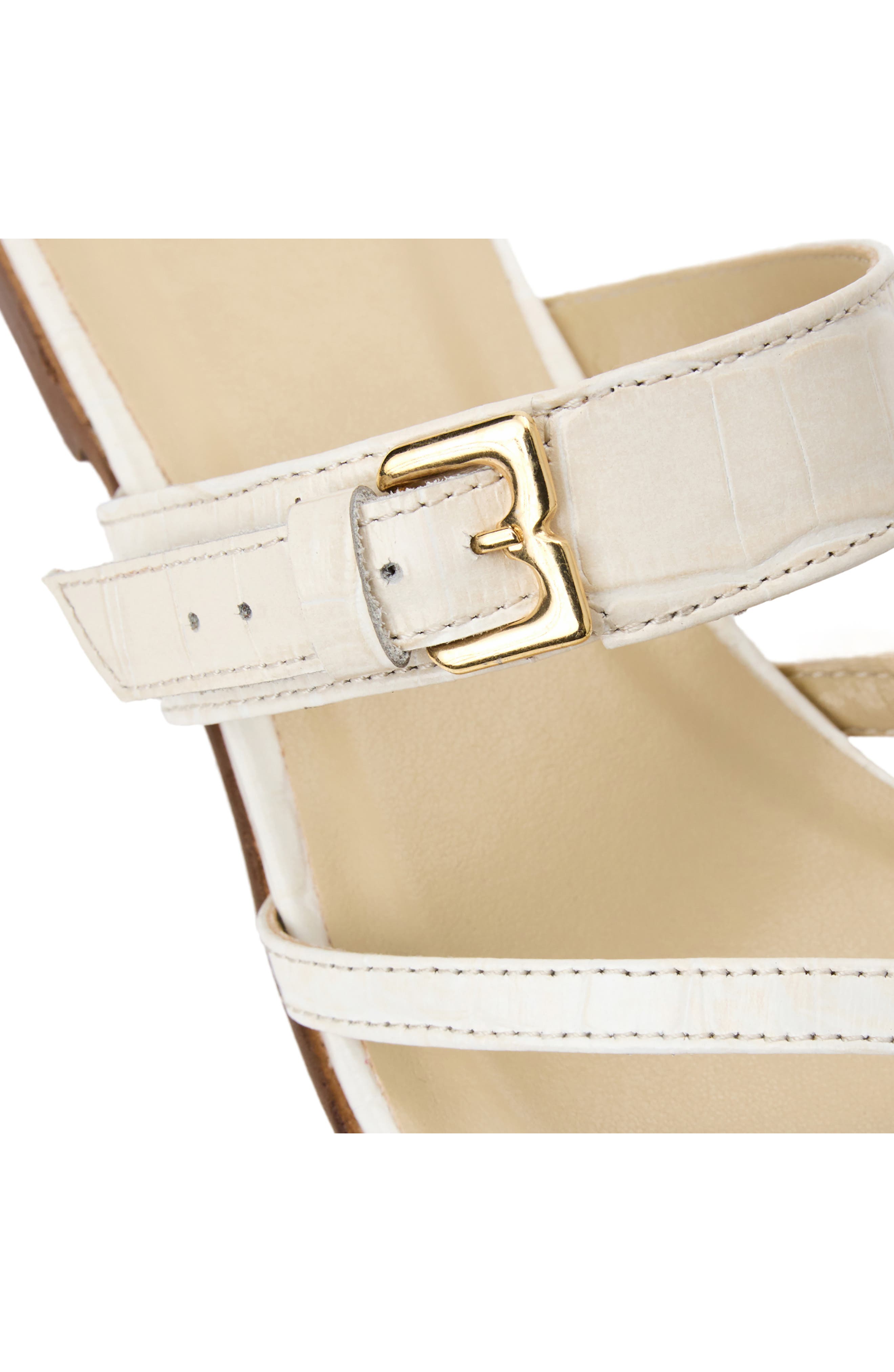 Noela Croc Embossed Slide Sandal, Alternate, color, BONE CROC
