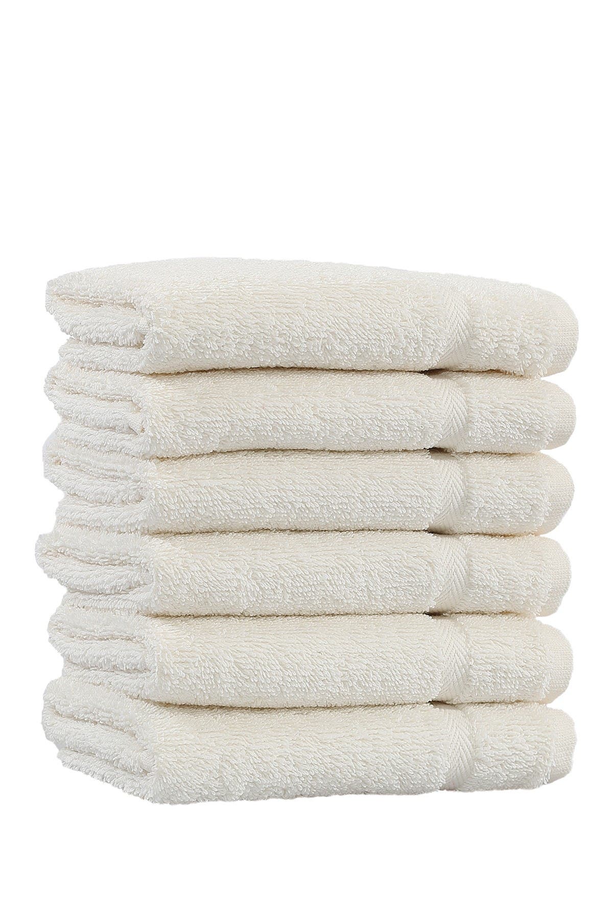 Denzi Washcloths - Set of 6 - Cream
