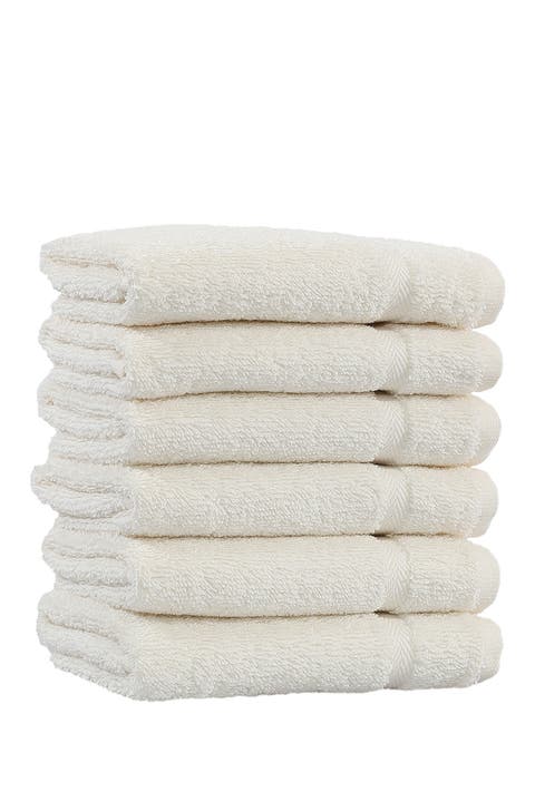 Denzi Washcloths - Set of 6 - Cream