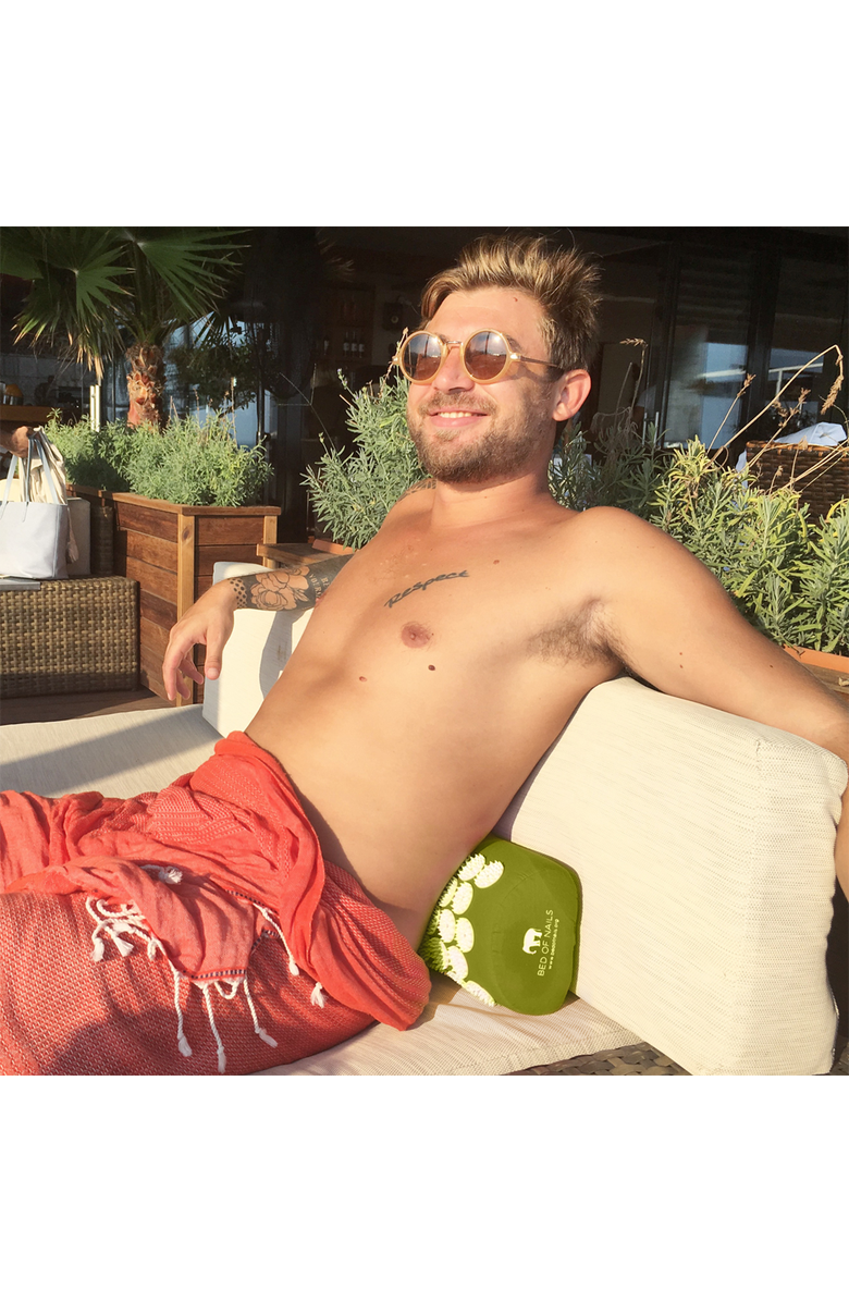 BED OF NAILS Bon Original Premium Acupuncture Pillow, Alternate, color, Green