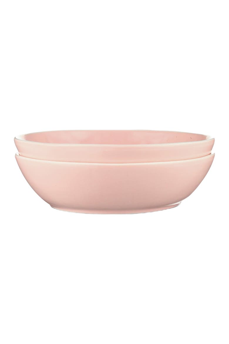 Elena Stoneware 4-Piece Bowl Set, Alternate, color, Pink