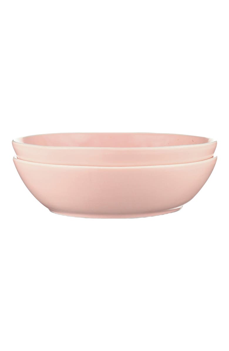 Stone Lain Elena Stoneware 4-Piece Bowl Set, Alternate, color, Pink