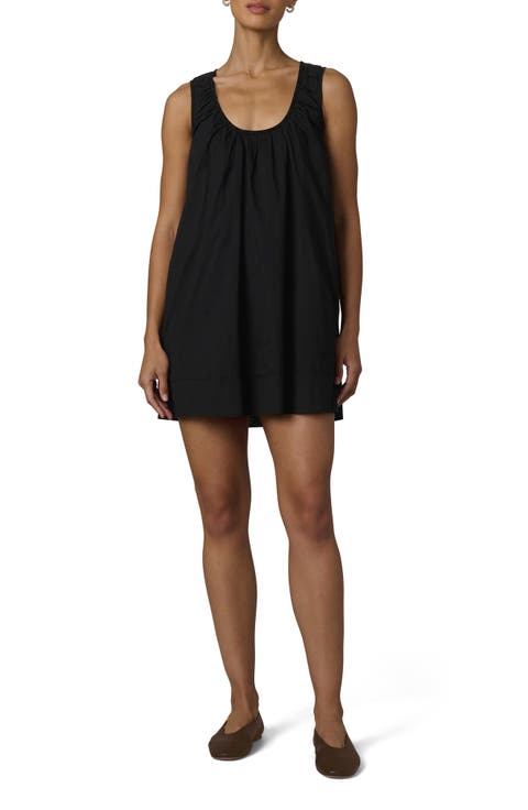 The Ana U-Neck Sleeveless Cotton Voile Minidress
