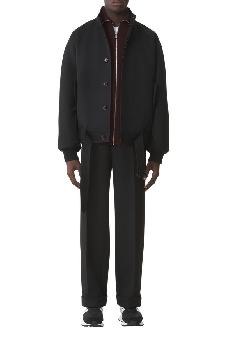 Light Wool Jacket, Main, color, Black