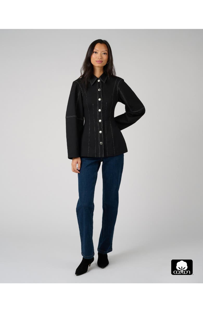 WeWoreWhat 90's Straight Leg Jean, Alternate, color, Dark Mid Wash