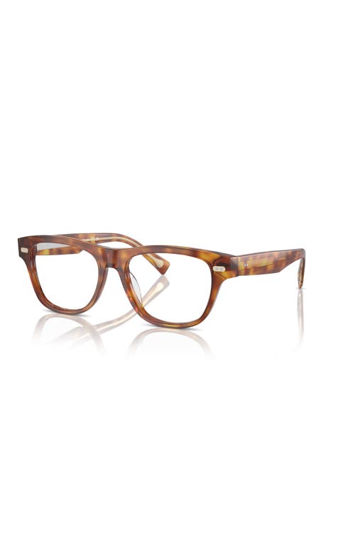 Brunello Cucinelli 54mm Rectangle Optical Glasses In Multi
