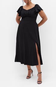 City Chic Alisa TIe Front Dress