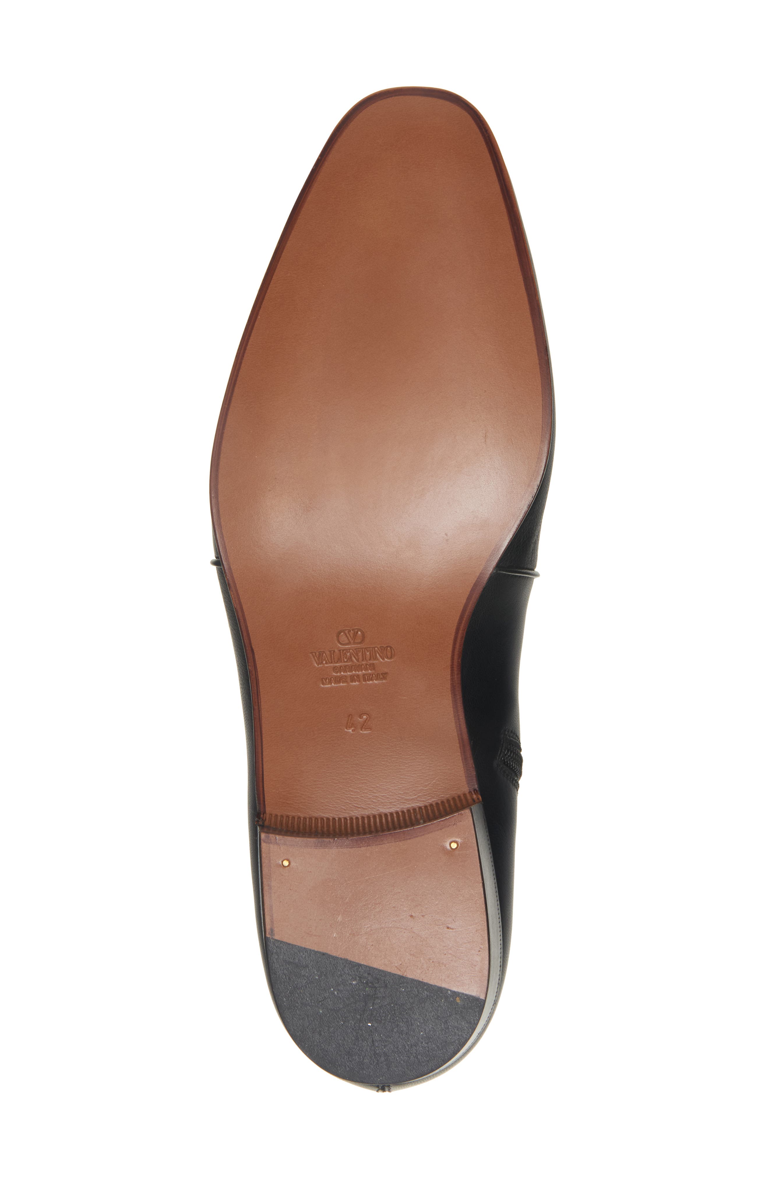 Valentino Garavani Pat Ankle Boot, Alternate, color, Black