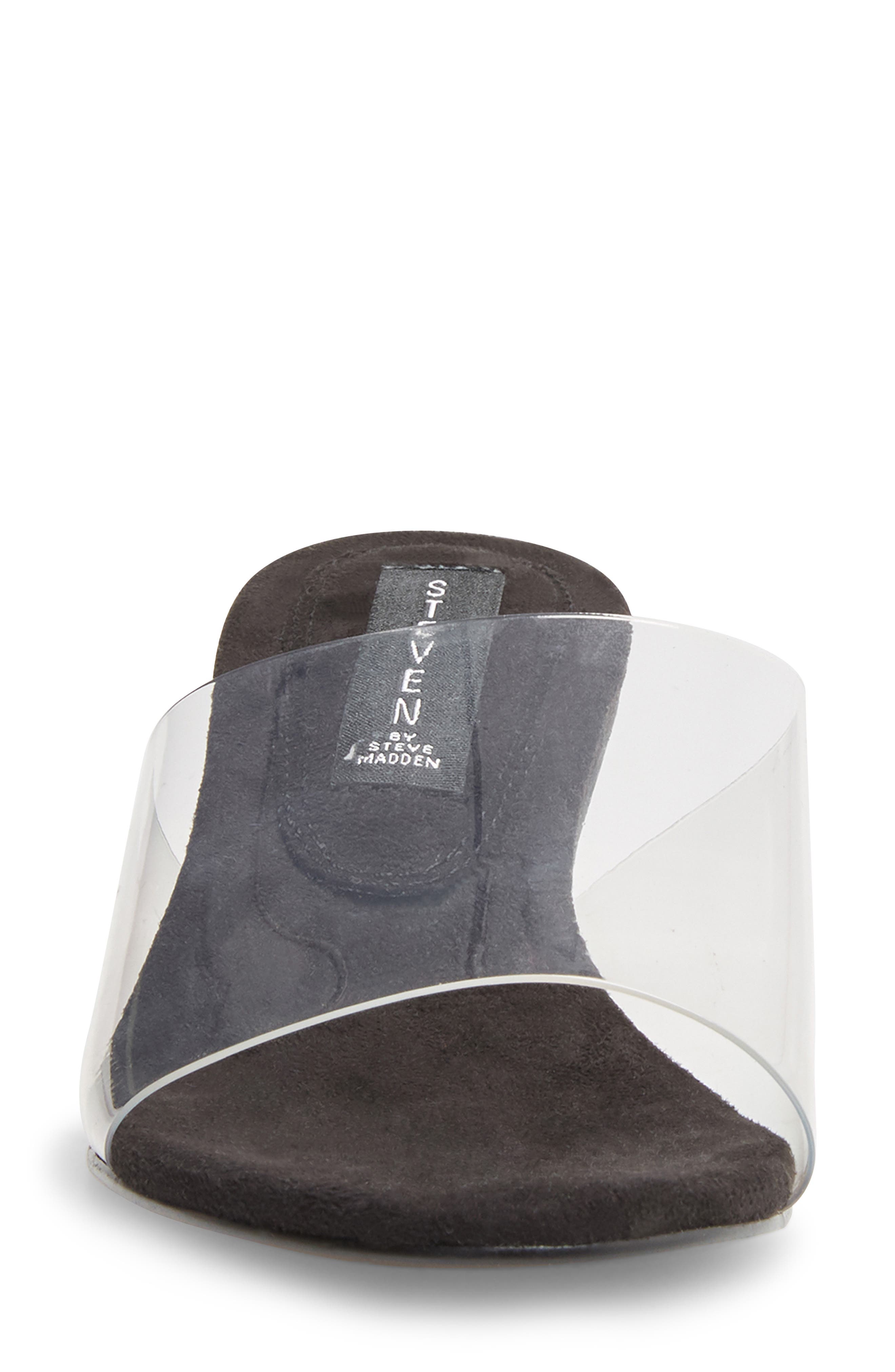 Steven New York Madden Iza Transparent Slide Sandal, Alternate, color, 