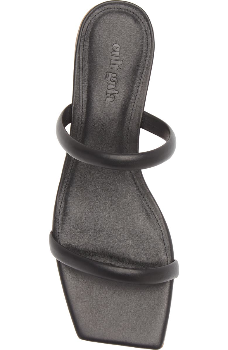Cult Gaia Liz Square Toe Block Heel Slide Sandal, Alternate, color,