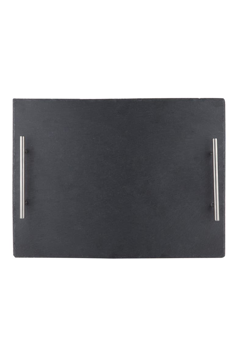 Fete Slate Cheeseboard, Main, color, GREY