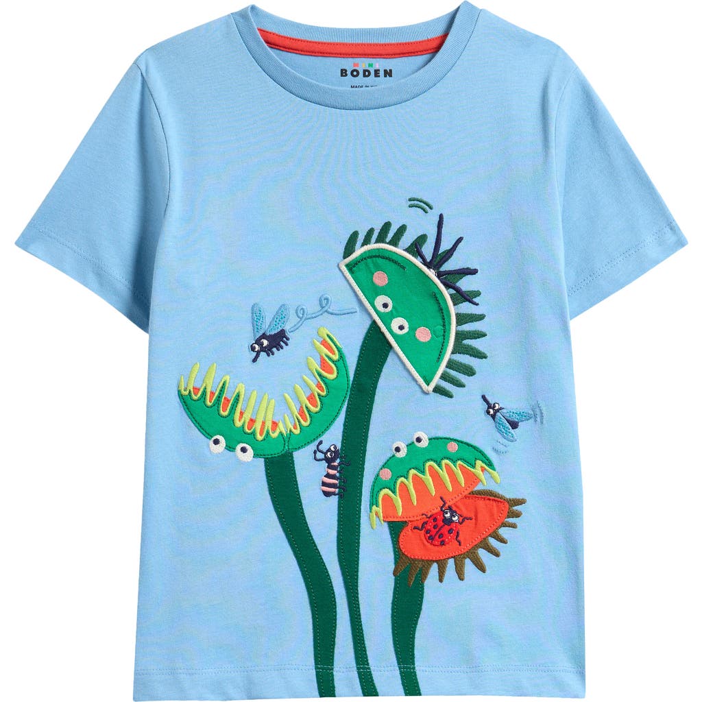 Mini Boden Kids' Venus Flytrap Lift The Flap Cotton T-shirt