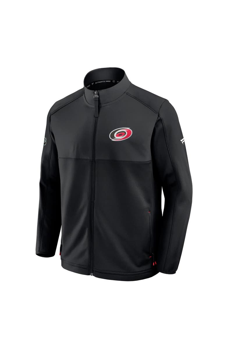FANATICS Men's Fanatics Black Carolina Hurricanes Authentic Pro Rink Full-Zip Jacket, Alternate, color, Black
