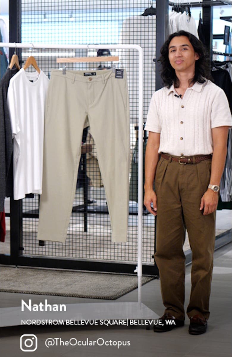 Tech-Smart Flat Front Chinos, sales video thumbnail