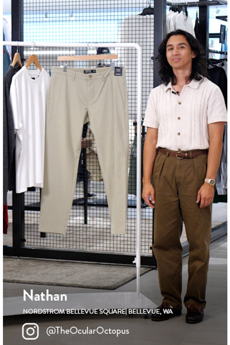 Tech-Smart Flat Front Chinos video