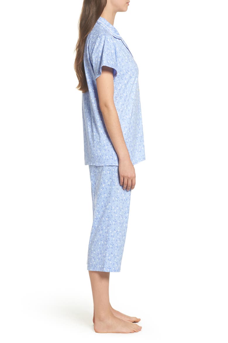Jersey Pajamas, Alternate, color, BLUE VINEY FLORAL