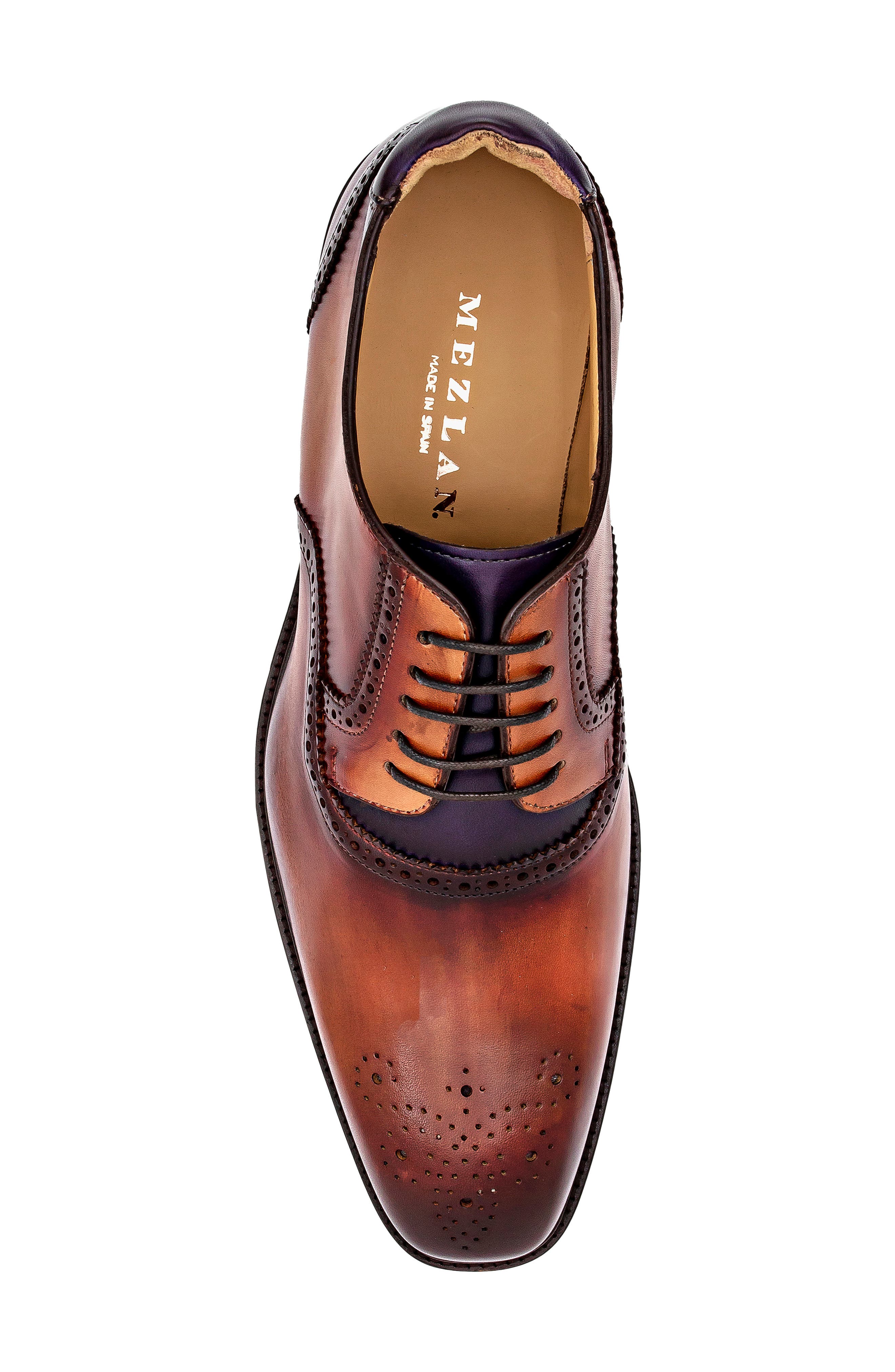 Birch Derby, Alternate, color, COGNAC / PURPLE